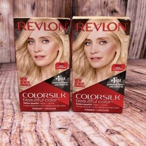 Revlon Colorsilk Permanent Hair Color Ultra Light Natural Blonde Pack of 2
